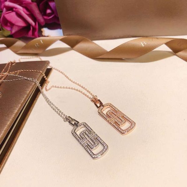 ★日本!!人気！ブルガリ ダイヤ ネックレス スーパーコピーN級品 18K ゴールド【追跡付】 Buj65041 - 画像 (4)