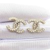 入手困難シャネル 偽物 CCロゴ レジン & ストラス ピアス she43849