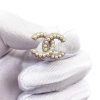 入手困難シャネル 偽物 CCロゴ レジン & ストラス ピアス she43849 - 画像 (4)