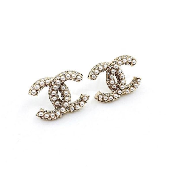 入手困難シャネル 偽物 CCロゴ レジン & ストラス ピアス she43849 - 画像 (7)