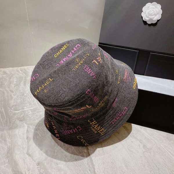 日本未入荷シャネル バケットハット コピー デニム ブラック sho34908 - 画像 (2)