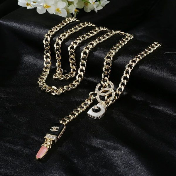 大人気!!新色シャネル ベルト コピー CC ロゴ リップスティック チェーン AB7672B07448NG611 - 画像 (3)