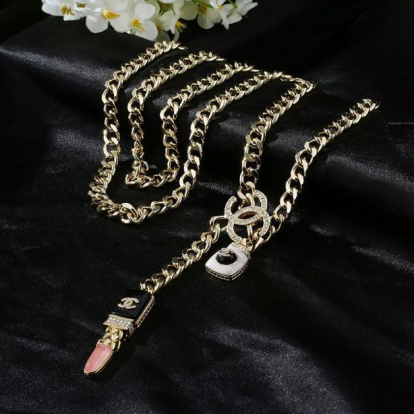 大人気!!新色シャネル ベルト コピー CC ロゴ リップスティック チェーン AB7672B07448NG611 - 画像 (5)