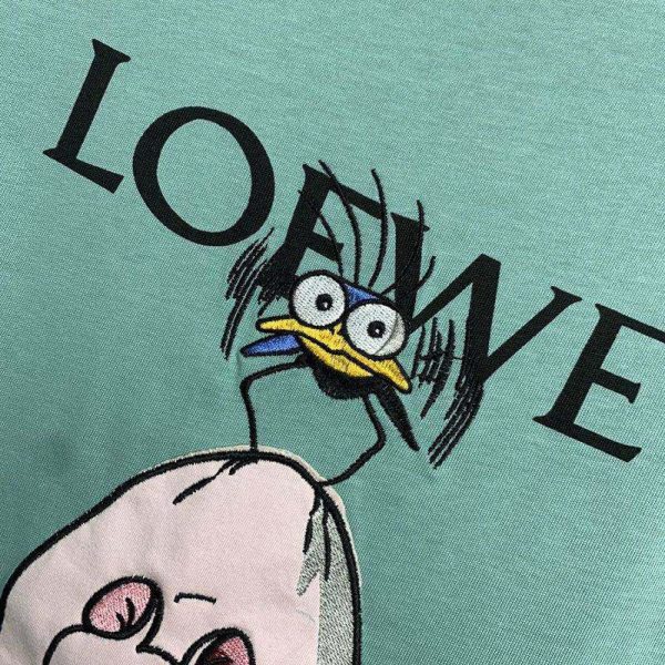 可愛い ロエベ×ジブリ ハエドリ クルーネックTシャツ 偽物 lom16507 - 画像 (5)