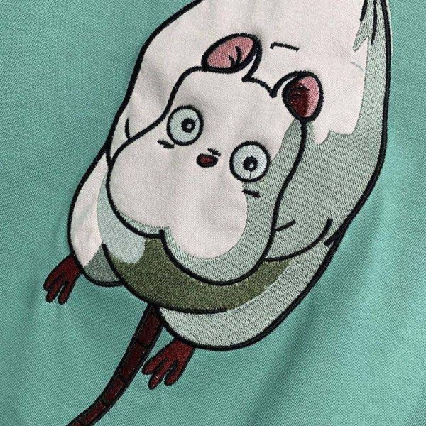 可愛い ロエベ×ジブリ ハエドリ クルーネックTシャツ 偽物 lom16507 - 画像 (6)