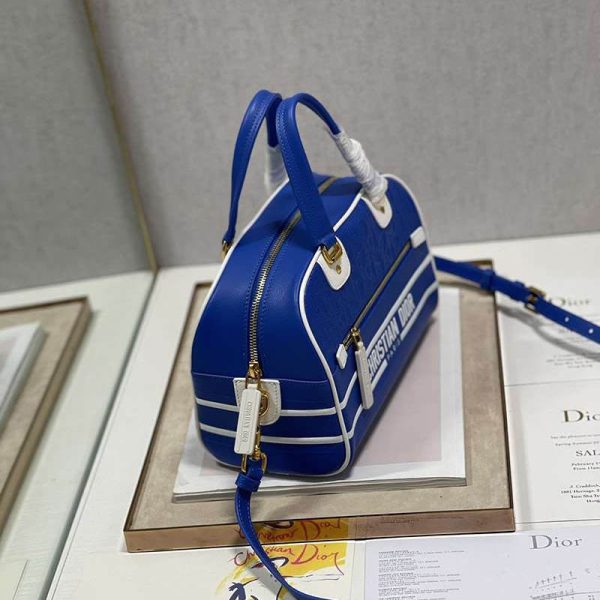 超希少！ディオール VIBE ミディアム 偽物 ボウリング バッグ キルティング deq91766 - 画像 (5)