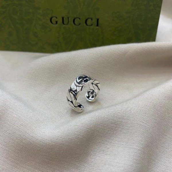 送料込【グッチ】インターロッキングG☆シルバー製イヤーカフ gus21106 - 画像 (8)