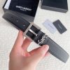 一目惚れ♪サンローラン 偽物 モノグラム ナローベルト 30mm Sar66006 - 画像 (2)