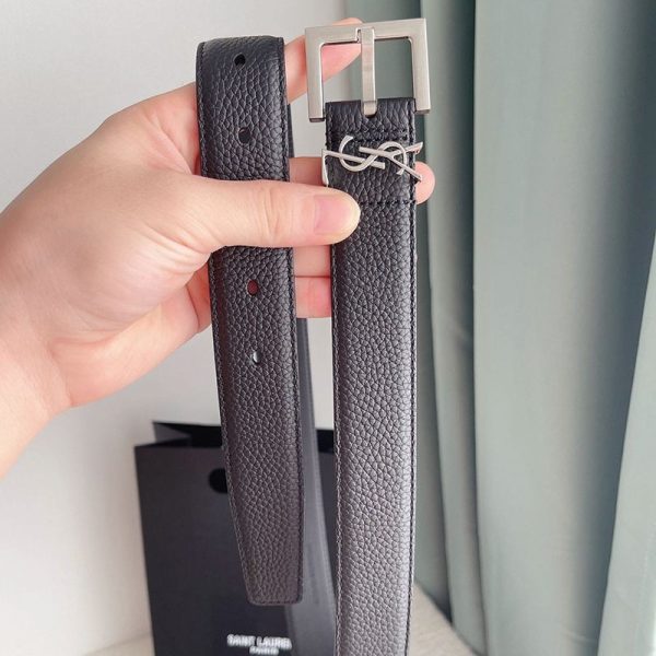 一目惚れ♪サンローラン 偽物 モノグラム ナローベルト 30mm Sar66006 - 画像 (5)