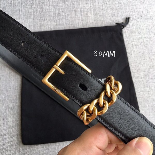 21-22AWサンローラン スーパーコピー モノグラム ナローベルト 20/30mm 6色 Sat30745 - 画像 (3)