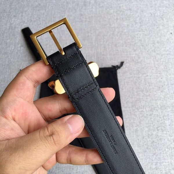 21-22AWサンローラン スーパーコピー モノグラム ナローベルト 20/30mm 6色 Sat30745 - 画像 (7)