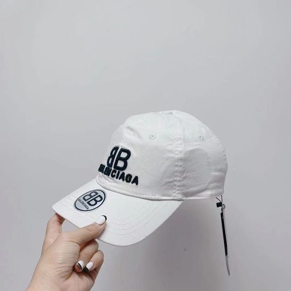 【日本未発売】バレンシアガ ロゴ刺繍 オーガニックコットンドリル製 キャップ コピー bab83856 - 画像 (4)
