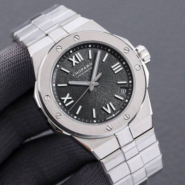 稀少ショパール 偽物 アルパイン イーグル 41 MM 3色 sho01104 - 画像 (3)