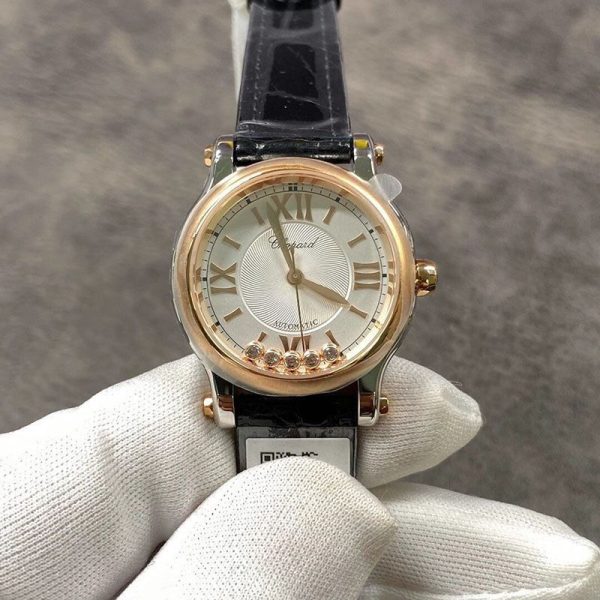超希少！ショパール ハッピースポーツ コピー 30MM shw87432 - 画像 (2)