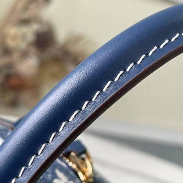 入手困難ルイヴィトン スーパーコピー スクエアバッグ ハンドバッグ デニム チェーン M59611 - 画像 (7)