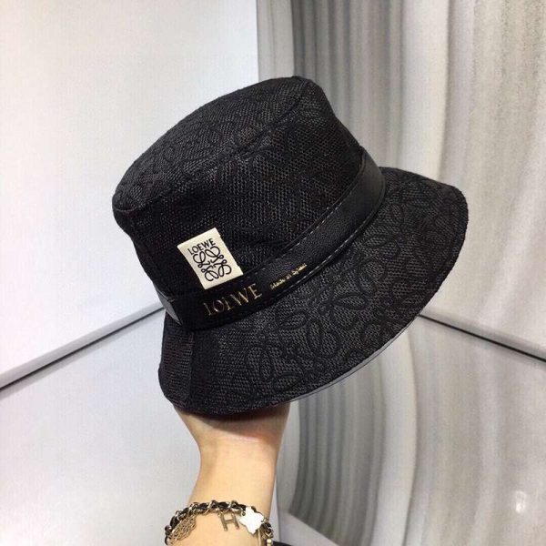 21-22AW 新色☆希少 ロエベ  アナグラムロゴ ジャガード織 バケットハット 偽物 los48889 - 画像 (6)