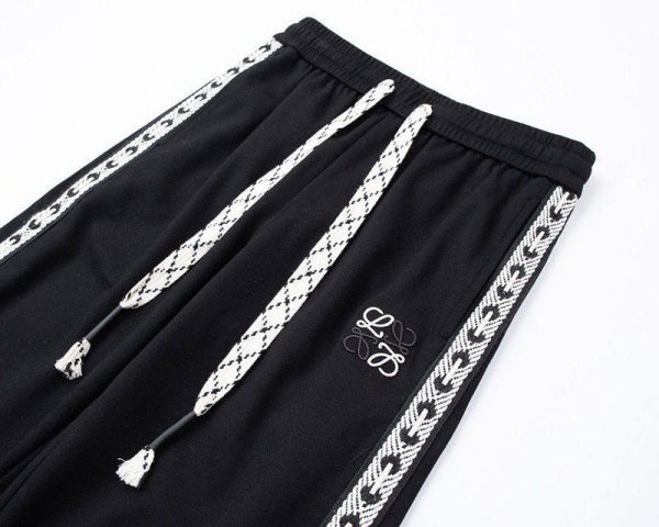 【ロエベ】コットンフリース 偽物ドローストリング★スウェットパンツ lot99346 - 画像 (2)