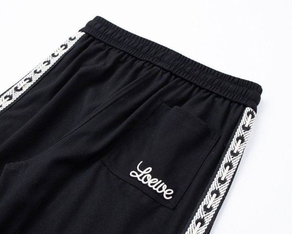 【ロエベ】コットンフリース 偽物ドローストリング★スウェットパンツ lot99346 - 画像 (7)