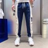 定番【ロエベ】コットン スナップデニムパンツ lox85063 - 画像 (2)