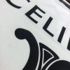 ★日本!!人気！セリーヌ パリ トリオンフ Tシャツ コピー コットン ブラック / ホワイト Cef15781 - 画像 (5)