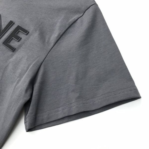 争奪戦セリーヌ コピー ルーズ Tシャツ コットン グレー Cey81651 - 画像 (4)