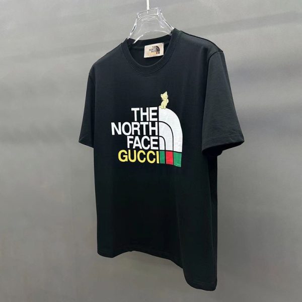 セール新作グッチ x ノースフェイス コピー コラボ 半袖Tシャツ guy30492 - 画像 (2)