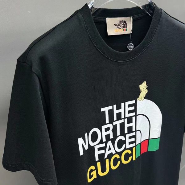 セール新作グッチ x ノースフェイス コピー コラボ 半袖Tシャツ guy30492 - 画像 (3)