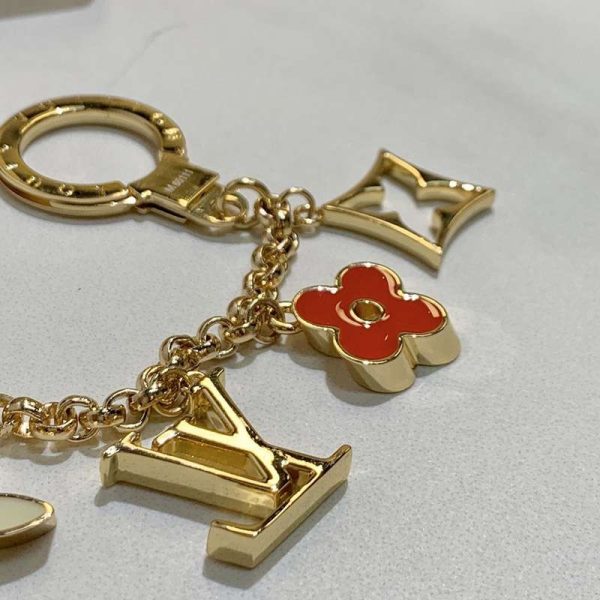 大人気!!新色 【ルイヴィトン】チェーンフルール バッグチャーム スーパーコピー vut75773 - 画像 (6)