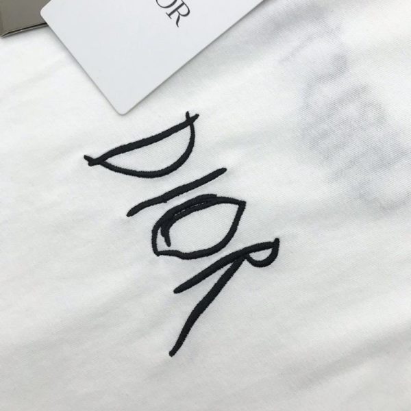 春夏新作ディオール Tシャツ スーパーコピー リネン コットンジャージー dec20394 - 画像 (3)