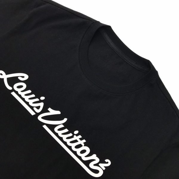 春もの新作◆​ルイヴィトン◆Tシャツ パロディ トップス 半袖 メンズ レッドブラック vuo27473 - 画像 (3)