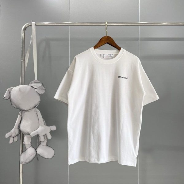 人気急上昇オフホワイト Diagonal コットンTシャツ 偽物 ofr65676 - 画像 (2)