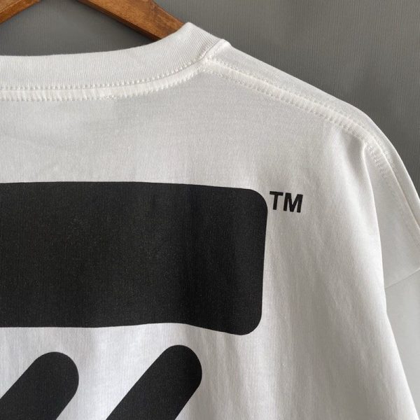 人気急上昇オフホワイト Diagonal コットンTシャツ 偽物 ofr65676 - 画像 (4)