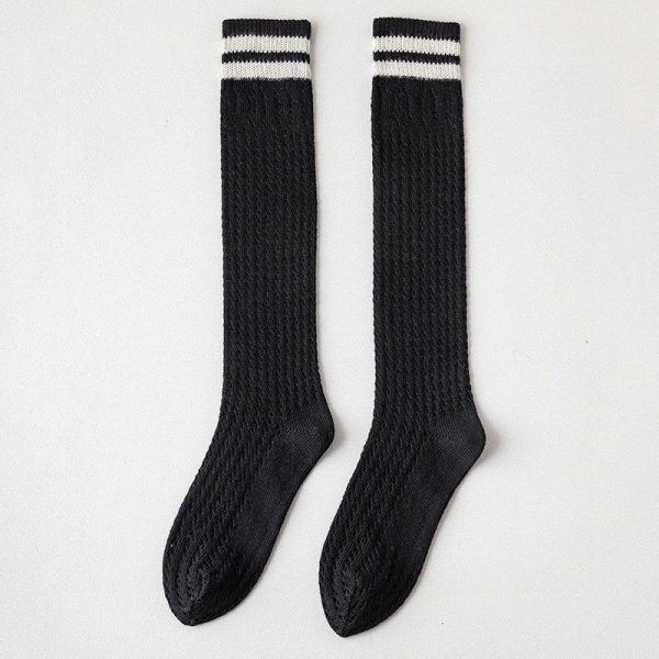22AW新作☆グッチ GGウェブストライプコットンソックス コピー 全2種 guz19169 - 画像 (3)