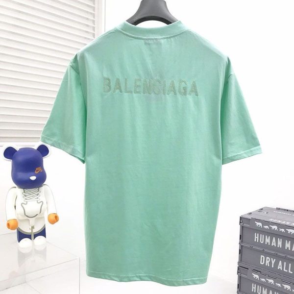 入手困難 バレンシアガ★ミディアムフィットロゴTシャツ 偽物 bay70046 - 画像 (2)