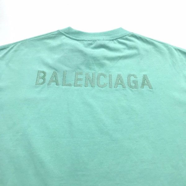 入手困難 バレンシアガ★ミディアムフィットロゴTシャツ 偽物 bay70046 - 画像 (6)