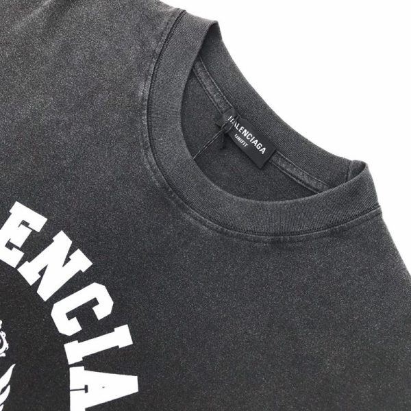 21-22AW バレンシアガ カレッジ 1917 コットン Tシャツ スーパーコピー 半袖 bav45954 - 画像 (3)