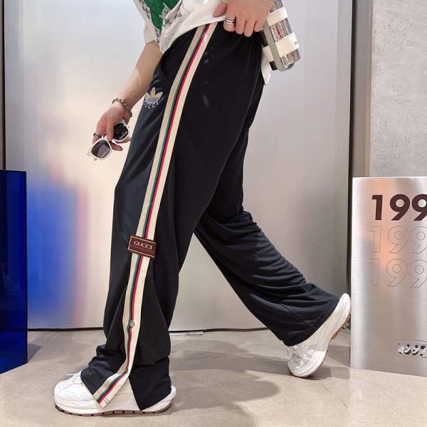お洒落に♪グッチ×アディダス ウェブジョギングパンツ 偽物 guo97149 - 画像 (5)