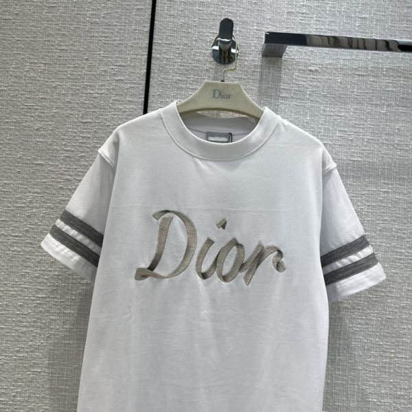 21-22AWディオール オーガニックコットンジャージー Tシャツ 偽物 del05981 - 画像 (3)