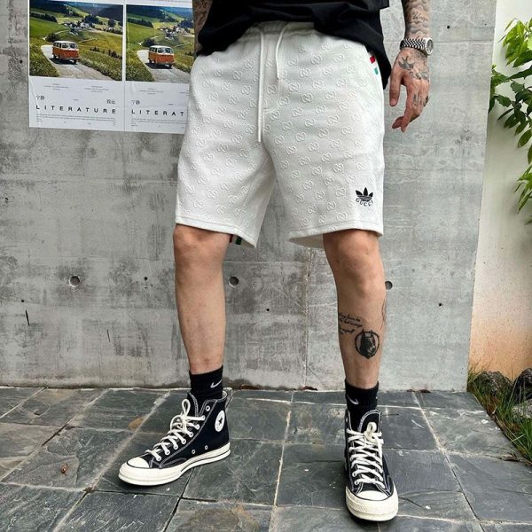 超希少！コラボ★ adidas x グッチ 偽物 elastic ヴィスコース ショートパンツ 700480XKCIF9791 - 画像 (2)