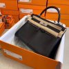 人気No1エルメス ケリー コピー 32cm 内縫トゴ シルバー金具 ern00792 - 画像 (2)