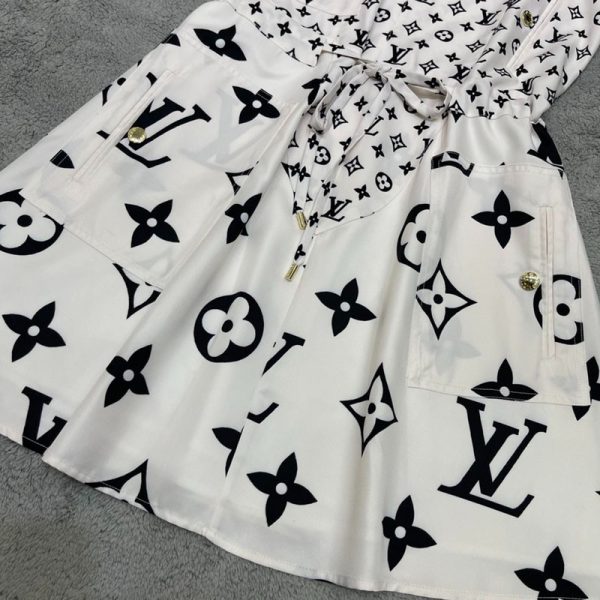 ワンピ☆カワイイ ルイヴィトン ワンピース 偽物 モノグラムシルクドレス 1A927H - 画像 (6)