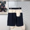 大人気！ロエベ ハーフ・ショートパンツ コピー コットン ブラック/ホワイト log94612 - 画像 (5)