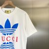 注目コラボ★ アディダス x グッチ 偽物 コットンジャージー Tシャツ 半袖 548334XJEMJ9280 - 画像 (3)
