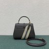 累積売上総額第１位！セリーヌ 偽物 16（セーズ） ミディアム ショルダーバッグ ブラック①【3サイズ】 Cep96144 - 画像 (6)