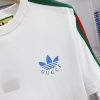 完売必至《アディダス xグッチ》トレフォイル プリント Tシャツ 偽物 guh72950 - 画像 (4)