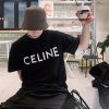 ★超人気★セリーヌ Tシャツ 偽物*クルーネック ロゴ*セレブも愛用 2X308916G - 画像 (4)