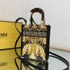 【フェンディ×ヴェルサーチェ コピー】Fendace◆Sunshine Mini ショッパーバッグ fez34488 - 画像 (4)