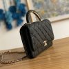 超希少！シャネル ミニサイズ 19cm ハンドバッグ 偽物 shb29473 - 画像 (2)