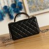 超希少！シャネル ミニサイズ 19cm ハンドバッグ 偽物 shb29473 - 画像 (3)