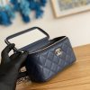 《大人気》シャネルヴァニティ ネイビー シャンパンゴールド shs55355 - 画像 (5)
